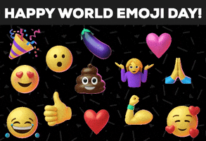 World Emoji Day GIF by GIFiday