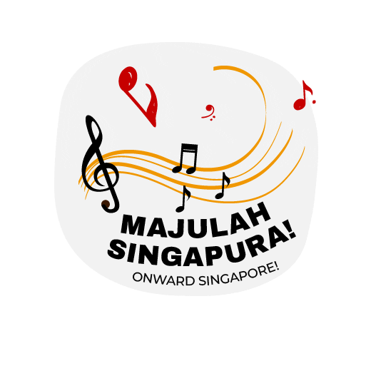 National Anthem Singapore Sticker by MCCYSG