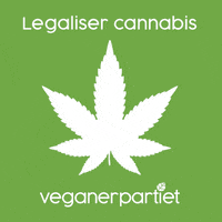 Cannabis Vp GIF by Veganerpartiet - Vegan Party of Denmark