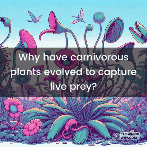 Carnivorous Plants Evolution GIF by ExplainingWhy.com