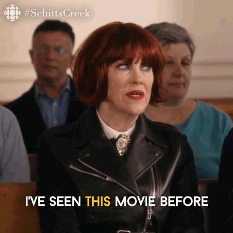 Looks Familiar Schitts Creek GIF by CBC - Find & Share on GIPHY