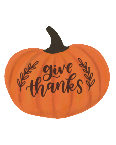 Give Thanks Fall Sticker