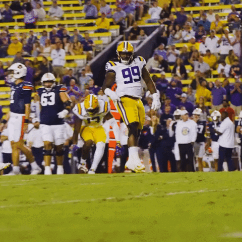 College Football GIF by LSU Tigers