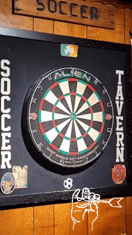 Irish Darts GIF by Soccer Tavern