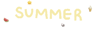 Ice Cream Summer Sticker