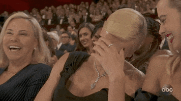 Margot Robbie Reaction GIF by The Academy Awards