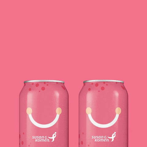Susan G Komen Cheers GIF by bubly