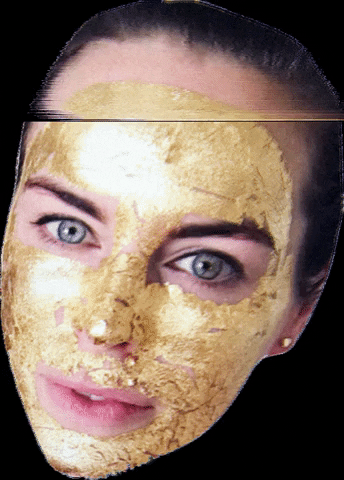 sarahbakker171 skincare gold spa masker GIF
