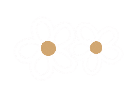 White Flowers Sticker