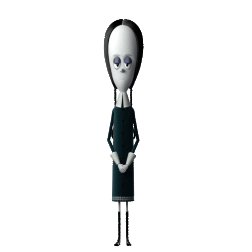 Wednesday Addams Wow Sticker by The Addams Family for iOS & Android | GIPHY