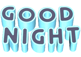 Good Night Sticker by GIPHY Text