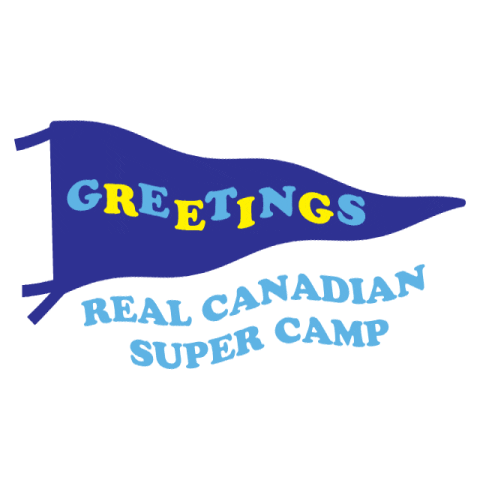Summer Camp Greetings Sticker by Real Canadian Superstore