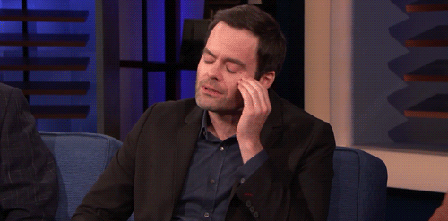 Bill Hader Facepalm GIF by Team Coco - Find & Share on GIPHY