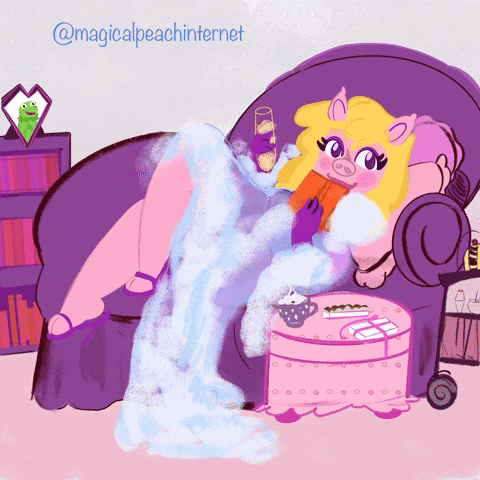 Miss Piggy Relax GIF