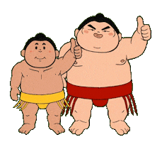 Japan Wrestler Sticker