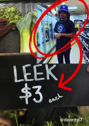 Cheeseburger Leek GIF