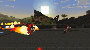 Attacking Avatar The Last Airbender GIF by Minecraft