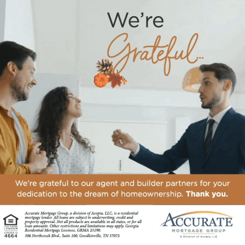 Thanksgiving GIF by Accurate Mortgage Group