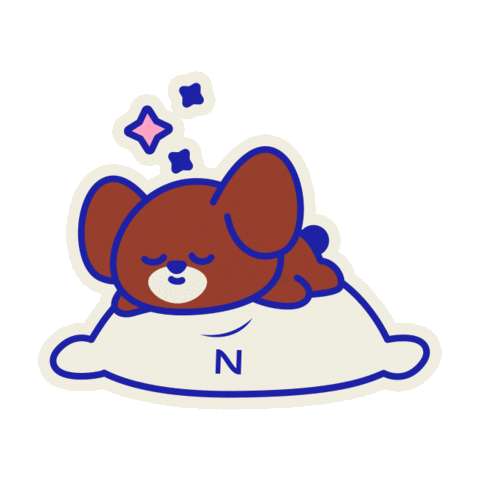 Sleepy Dog Sticker by Novotel