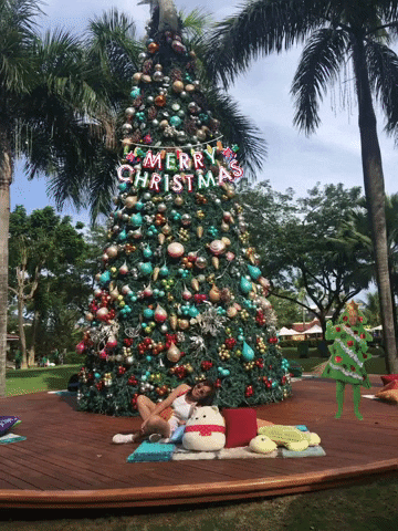 Tropical Christmas GIF