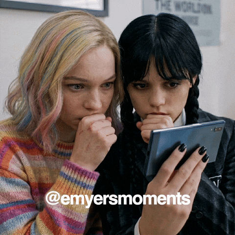 Jenna Ortega Wednesday GIF