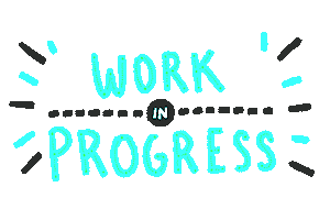 Work In Progress Smile Sticker by eonaligner