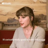 Learn Taylor Swift GIF by Apple Music