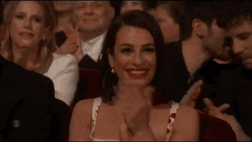 Lea Michele Clapping GIF by Tony Awards