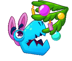 New Year Christmas Sticker