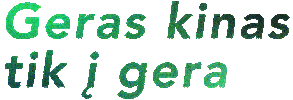 Geraskinas Sticker by Kino Pavasaris