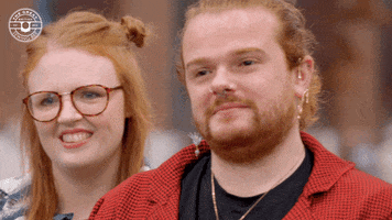 Sarcastic Listening GIF by The Great British Sewing Bee