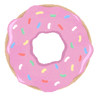 Simpsons Donut Sticker