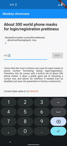 Phone Mask Example