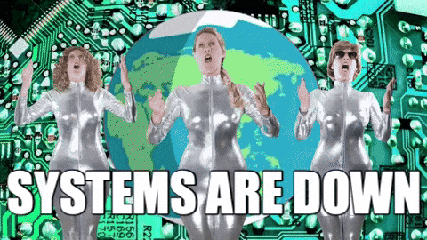 Carla Delaney tv glitch robot future GIF