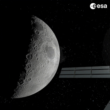 Orion Spacecraft Animation GIF by European Space Agency - ESA