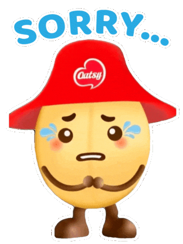 Sad Oat Sticker by Oatsy Indonesia