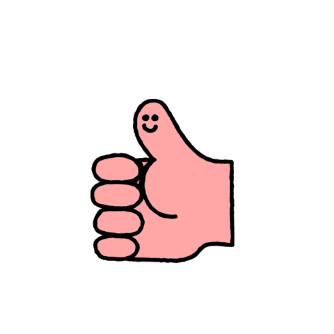 Thumbs Up Sticker by Jasper Van Gestel