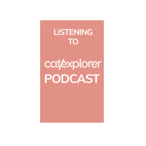 Cat Podcast Sticker by Catexplorer