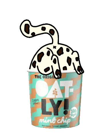 Oat Milk Cats Sticker by Leon Karssen