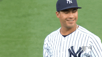 Major League Baseball Smile GIF by New York Yankees