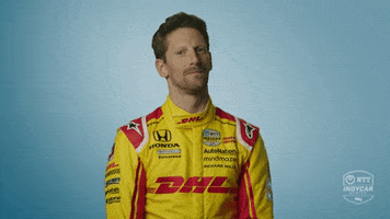 Happy Romain Grosjean GIF by INDYCAR