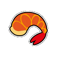 Shrimp Prawn Sticker by Rumah Indofood