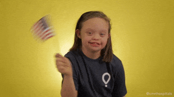 Fourth Of July Girl GIF by Children's Miracle Network Hospitals
