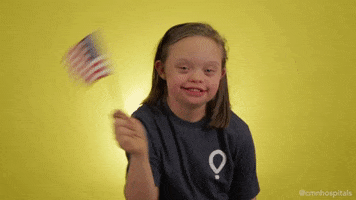 Fourth Of July Girl GIF by Children's Miracle Network Hospitals