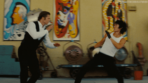 Leonardo Dicaprio Dancing GIF by Once Upon A Time In Hollywood - Find & Share on GIPHY
