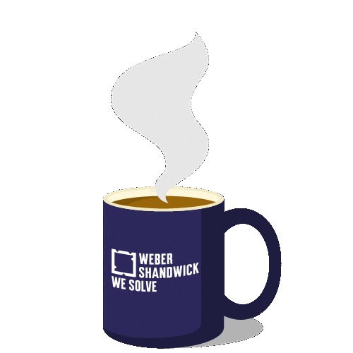 Work Hard Good Morning Sticker by Weber Shandwick NL