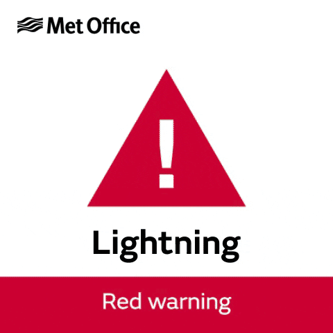 Lightning Warning GIF by Met Office weather
