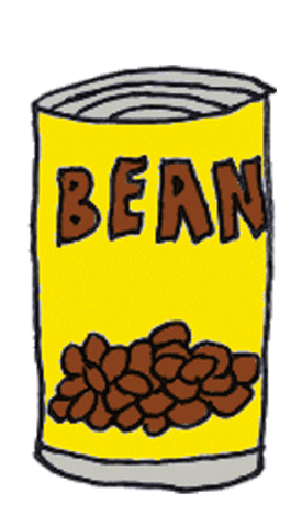 Quarantine Beans Sticker by Adrianne Manpearl