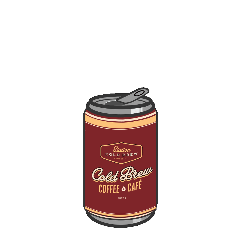 Coffee Pop Sticker by stationcoldbrew for iOS & Android GIPHY