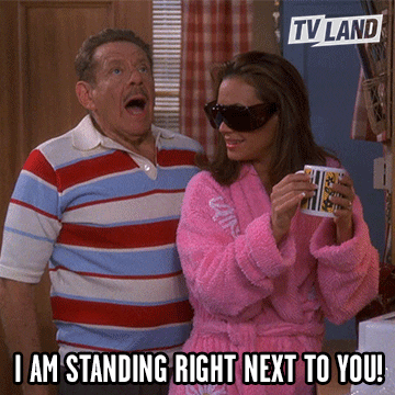 Standing Right Here Leah Remini GIF by TV Land